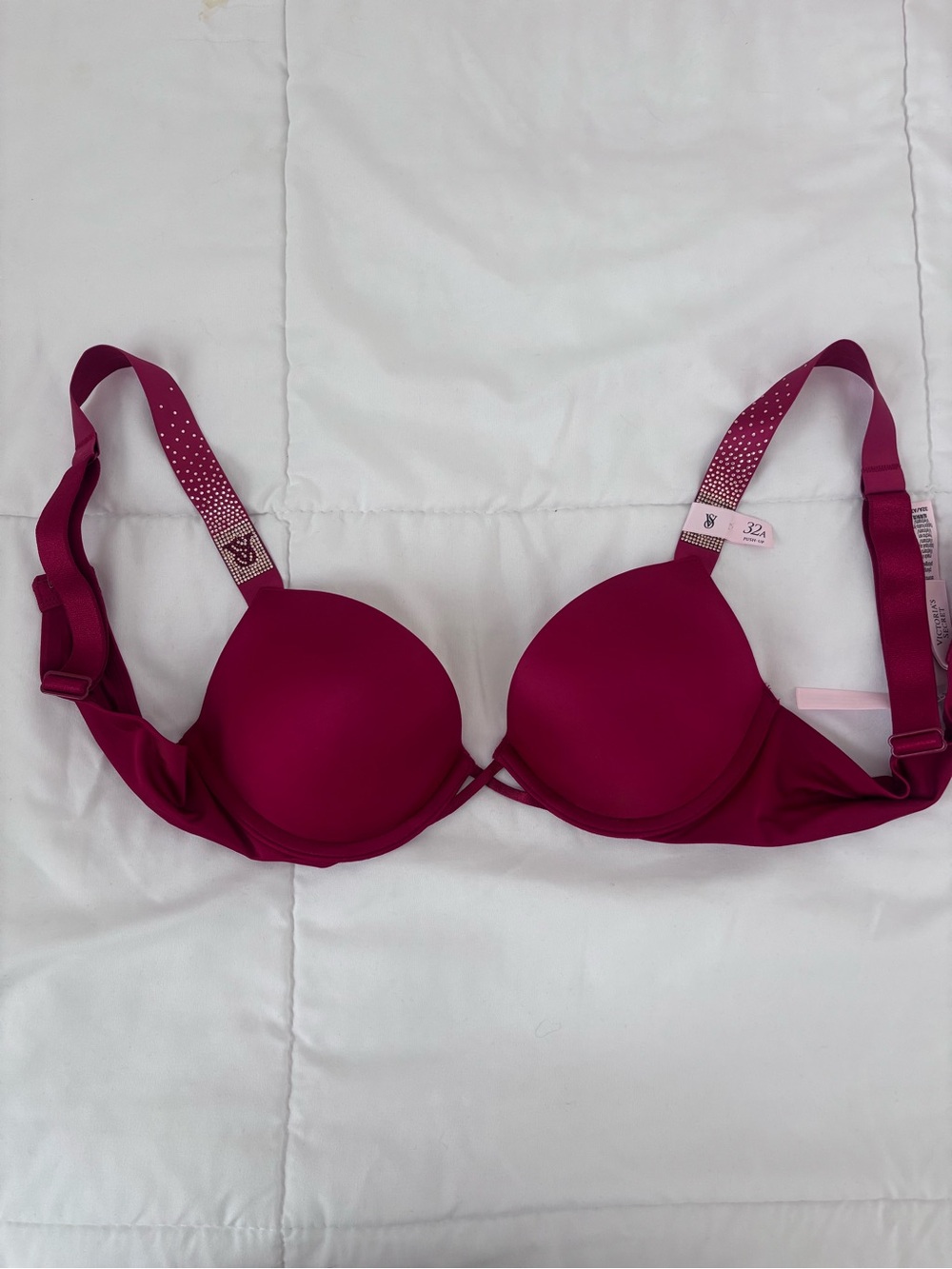 VS Bombshell Red Padded Bra